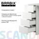 Стол письменный/компьютерный  "Scandi CD-016", 1100х500х750 мм, 4 ящика, белый, 641891, ЦБ013707-1. Фото товара с разных ракурсов.