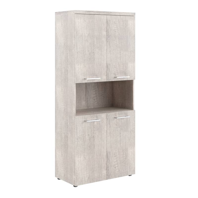 Шкаф с 2-мя комплектами глухих малых дверей и топом THC 85.4 дуб Каньон Z 854х452х1968 главное фото