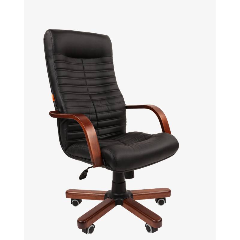 Кресло руководителя Chairman 480WD экопремиум черный N главное фото