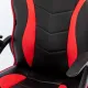 Игровое кресло  "Shark GM-203", экокожа, черное/красное, 532512. Фото товара с разных ракурсов.