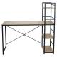 Стол на металлокаркасе BRABIX LOFT CD-005,1200х520х1200 мм, 3 полки, цвет дуб натуральный, 641223. Фото товара с разных ракурсов.
