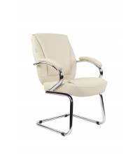 Офисное кресло Chairman 794V Россия хром экокожа бежевый