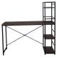 Стол на металлокаркасе BRABIX LOFT CD-005, 1200х520х1200 мм, 3 полки, цвет морёный дуб, 641221. Фото товара с разных ракурсов.