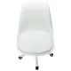 Кресло стул  "Eames MG-310 PL", пластик белый, экокожа белая, 532926. Фото товара с разных ракурсов.