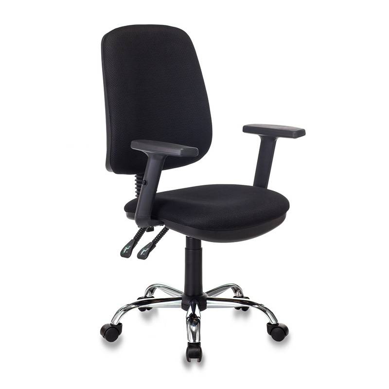 Кресло Бюрократ T-620SL/BLACK черный TW-11 крестовина хром главное фото